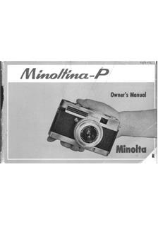 Minolta Minoltina P manual. Camera Instructions.